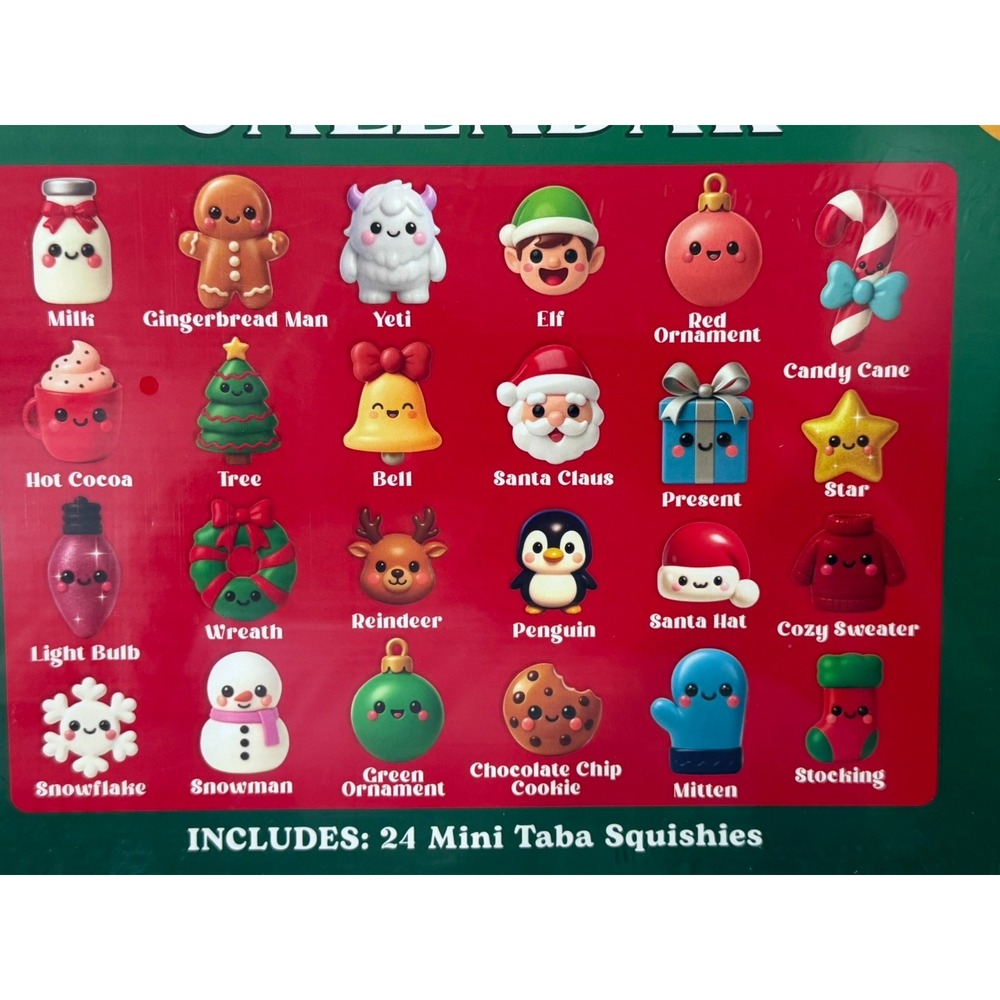 NEW Crazy Fun RMS Mini Taba Advent Calendar 24 Days Super Squishy & Sticky - Picture 3 of 3